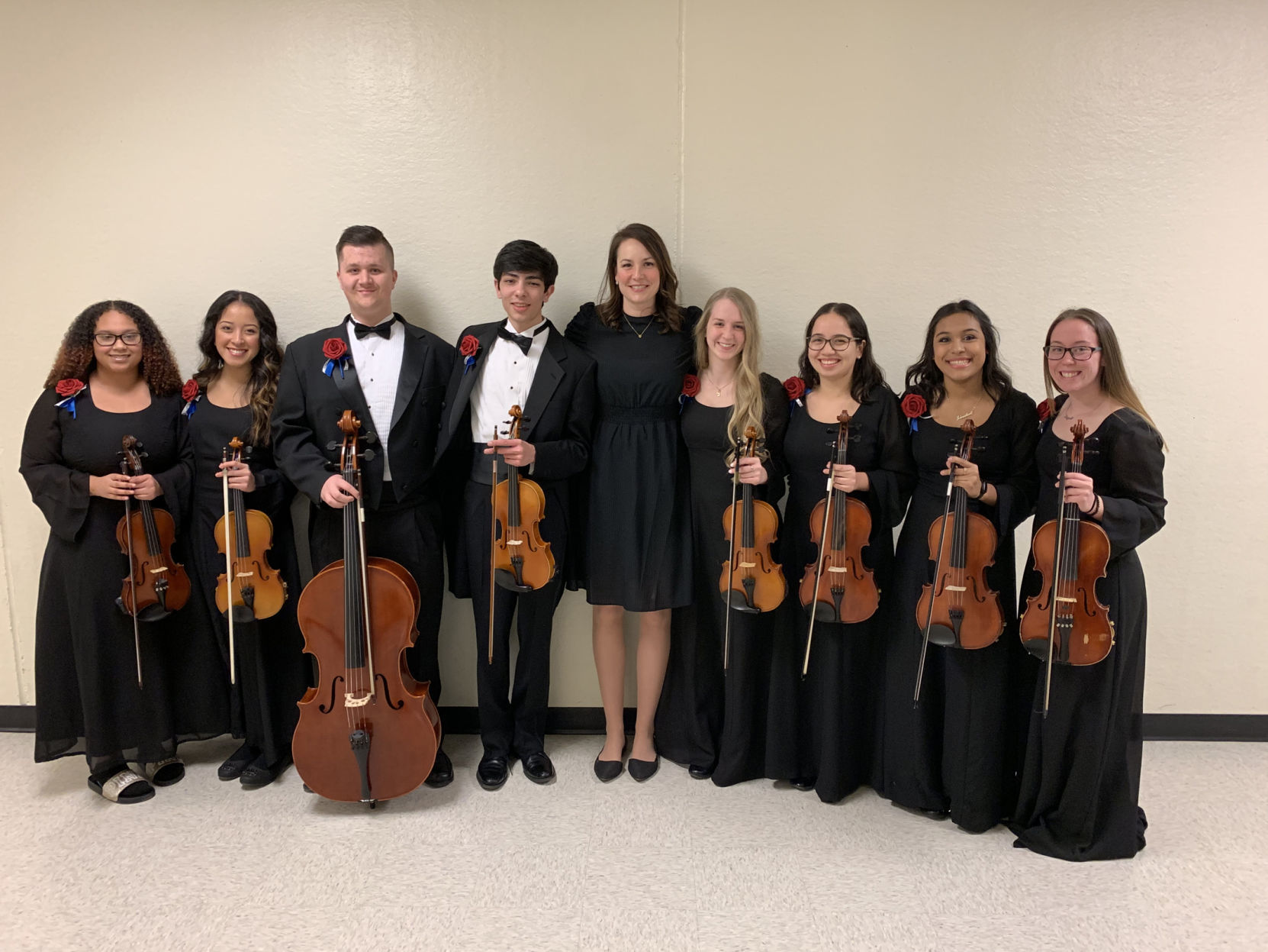 Helen Breitenbach Cooper and Tremper students